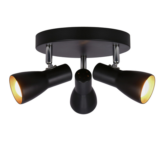 Picardo 98-50793 verstellbare, mattschwarze Deckenleuchte