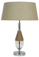 Lampe de table beige toile 41x61cm Eco 41-21489