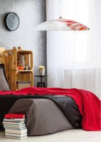 Hängende Deckenleuchte Candellux Spring 31-29874 E27 rot