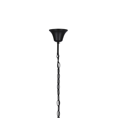 Schwarze Kronleuchter-Hängelampe 3xE14 Batley Ledea 50203105