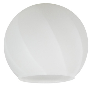 Single chrome wall lamp with white glass shade Raul Candellux 21-72191