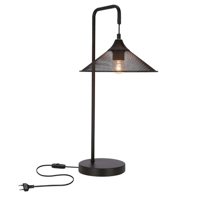 Table lamp metal black Kiruna Ledea 50501206