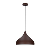 HANGING LAMP VIBORG 320mm LEDEA 50101270 E27 40W METAL BROWN