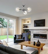 Hängelampe farblos mit Chromkorb Ozzo 33-72214