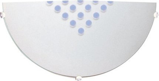 Plafoniera din sticlă albă mat 60W E27 Palina Candellux 11-41886