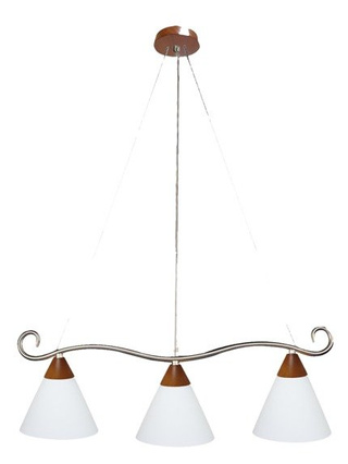 CANDELLUX PLAFONNIER VENTE 33-27569 SALEM OVERhang 3X60W E27 NICKEL SATINÉ