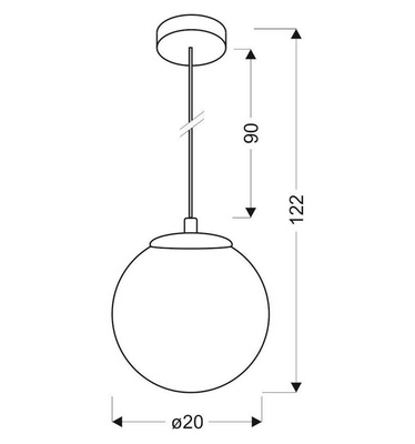 Lampa sufitowa wisząca 1xE27 róż/złoto GAZE 31-43085