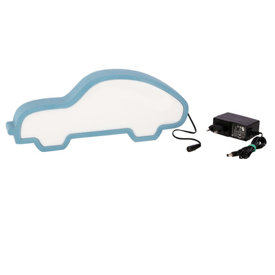 lampa de masa auto pentru copii led iq kids albastru