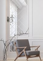 Applique murale chromée simple avec cristaux Aurora 1xE14 Candellux 21-96121