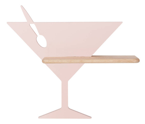 Rosa LED-Wandleuchte Regal Piccolo-Lampe 21-03553