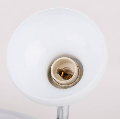 Plafonnier spirale métal blanc + bois 3E14 Puerto Candellux 98-62697