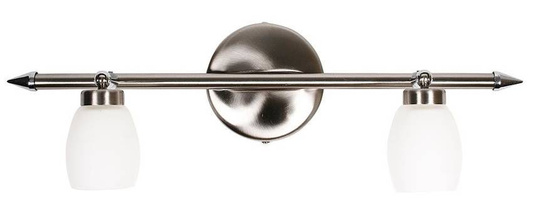 Plafonnier Candellux 92-73238 Olivia bande 2X40W G9 nickel mat