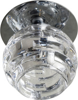 Ceiling luminaire candellux sk-27 ch g4 chrome cover ceiling. fixed crystal 20w g4 ball1
