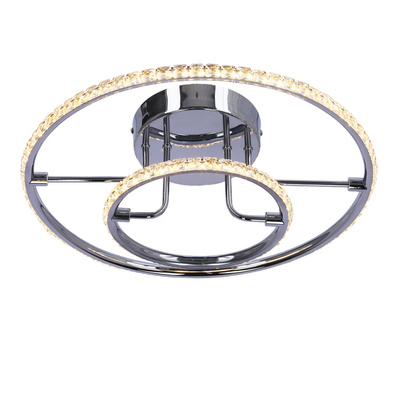 Plafonnier rond LED chrome plafond 36W 3000K Adel Candellux 98-69634