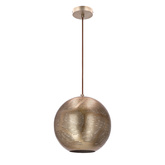 Lampa sufitowa wisząca Candellux Sfinks 31-43276  kula   E27 ażurowy jasno brązowy