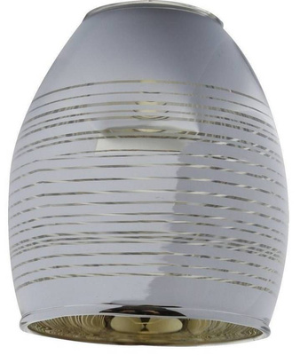 Abat-jour E14 en verre miroir peint pour lampes Milton 71-64202