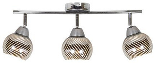 Bandă de perete 3X10W E14 LED crom FORT 93-62826