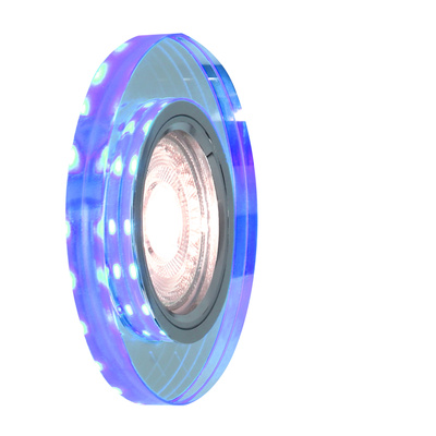 Deckenleuchte rund blau LED-Netz SS-23 2226965