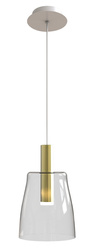 Lampe suspendue verre incolore LED 5W Modena Ledea 50133069
