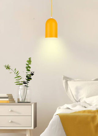 Oss Ledea 50101185 ovale gelbe Pendelleuchte