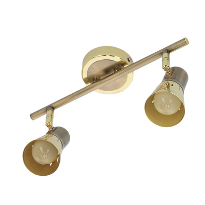 Wall lamp Candellux Arena 92-84487 E14 strip gold patina