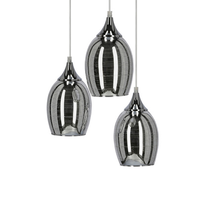 Hängelampe Chromspiegelschirme 3x60W Marina Candellux 33-60181