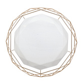 Plafoniera LED 24W auriu 43cm 4000K Sven 98-73174
