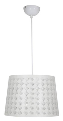 Plafonnier suspendu 1X60W E27 blanc ORLANDO 31-49117