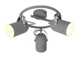 Lampa sufitowa 3xE14 42cm spirala GRAY 98-66497 SZARY