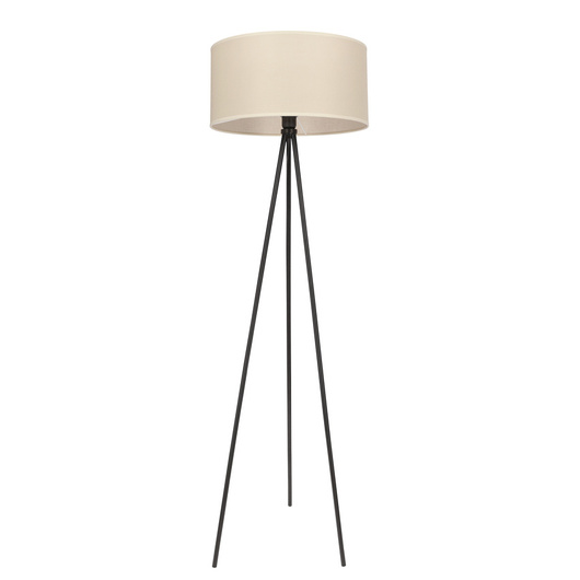 SHANTI floor lamp black 1x40W E27 beige shade 51-38760
