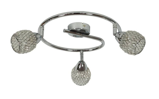 Ceiling lamp candellux clear 98-06899 spiral g9 transparent