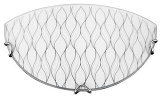 River 11-81998 plafonnier en verre blanc