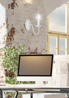 Wandleuchte 1X40W E14 Creme BELLAGIO 21-96480