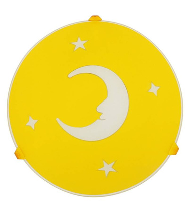 Ceiling moon yellow round lamp for children 13-30101