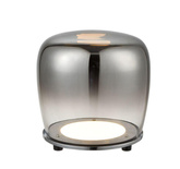 Stehleuchte aus schwarzem Glas LED 17 cm Berloz Ledea 50533050
