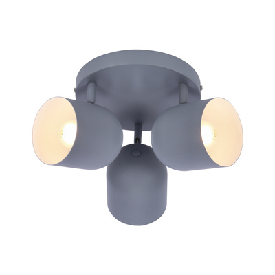 Ceiling lamp 3xE27 gray 32cm AZURO 98-63236