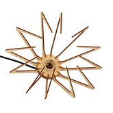 ECO 6 HANGING LAMP 1X40 E27 WOODEN SHADE