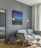 Wandleuchte 1X40W E14 Satin Nickel ARC 91-63281