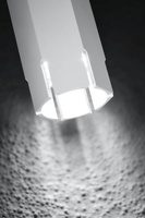 Lampa sufitowa tuba biała krótka natynkowa GU10 metalowa