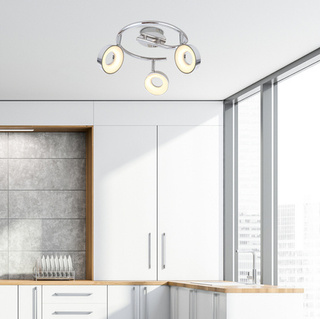 Lampa sufitowa ISLA spot regulowana 3-punktowa LED do salonu metalowa