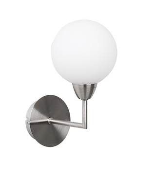 Logos lampe applique satin 1x25w g9 abat-jour blanc