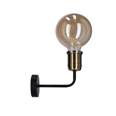 Wall lamp black + patina metal frame Goldie 21-56160-Z