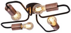 Lampa sufitowa 4xE27 48cm czarna HERPE 34-66923