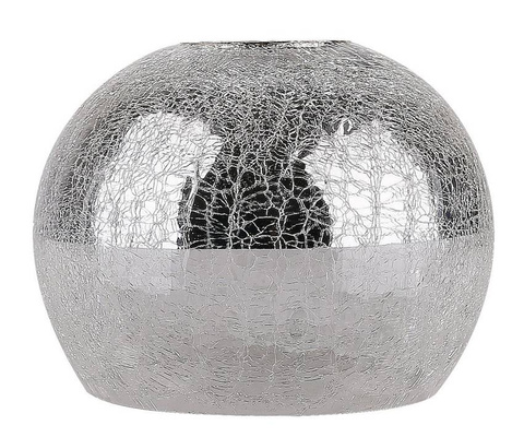 Chrome glass shade E27 15cm for Cromina Candellux lamps 71-48356