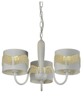 Lampa suspendata alba cu margele Antonio 33-22998