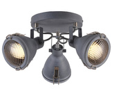 Lampa sufitowa szara regulowana 3xE14 Crodo 98-71132