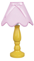 Yellow-pink E27 ceramic bedside table lamp Lola 41-84354