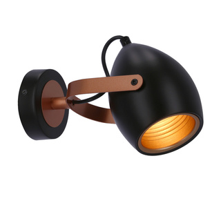 Black and copper adjustable wall lamp E14 40W Anica 91-81391