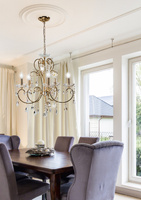 French gold crystal chandelier 57cm 5xE14 Aurora