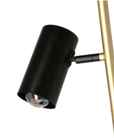 Floor lamp black and gold 164cm Perret 52-00019
